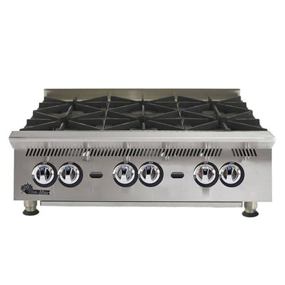 Star 8I-806HA-LP 156,000 BTU 6 Burners Ultra-Max® Liquid Propane Hot Plate - 8I-806HA-LP