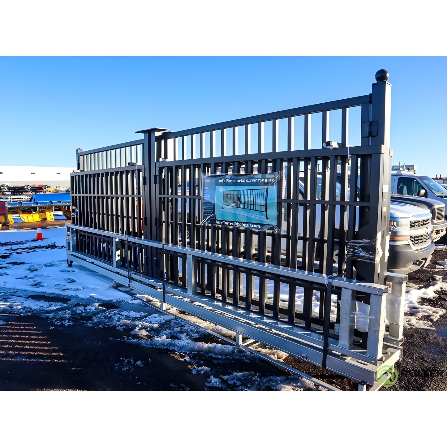Chery Industrial 20ft Farm Metal Driveway Gate - IF000055