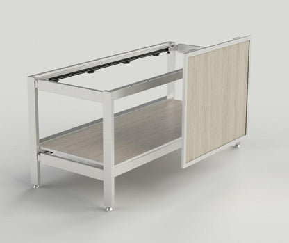 Wheelmate USA Glass Top L 180 x W 75 cm, Tempered Glass, Color Clear - 62103