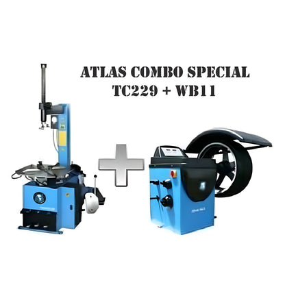 Atlas TC229 Tire Changer + WB41 Wheel Balancer Combo Package - ATETCWB-COMBO5-FPD