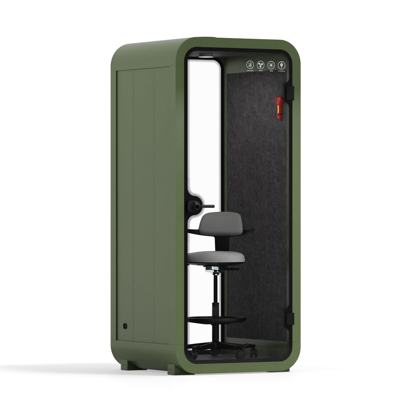 Sound Box Office Pod Quell Acoustic - S-S115-DRK-GREY-SY-01-TUL-STOL-01