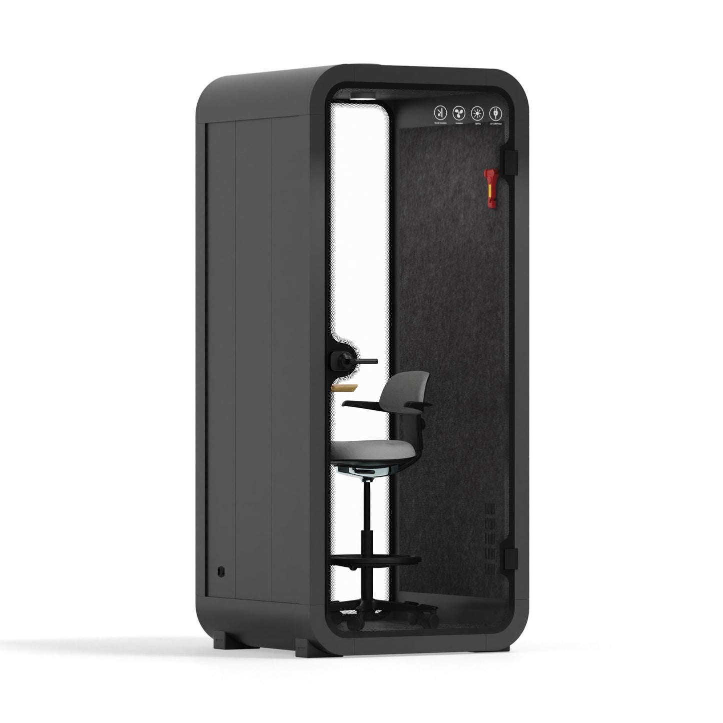 Office Pod Quell Flex - S-S115-DRK-GREY-SBX30-31B-DS2/DH.02.01