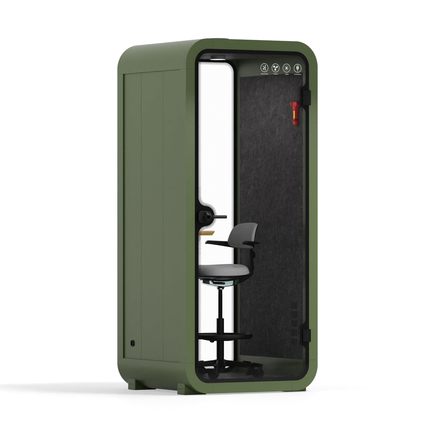 Office Pod Quell Flex - S-S115-DRK-GREY-SBX30-31B-DS2/DH.02.01