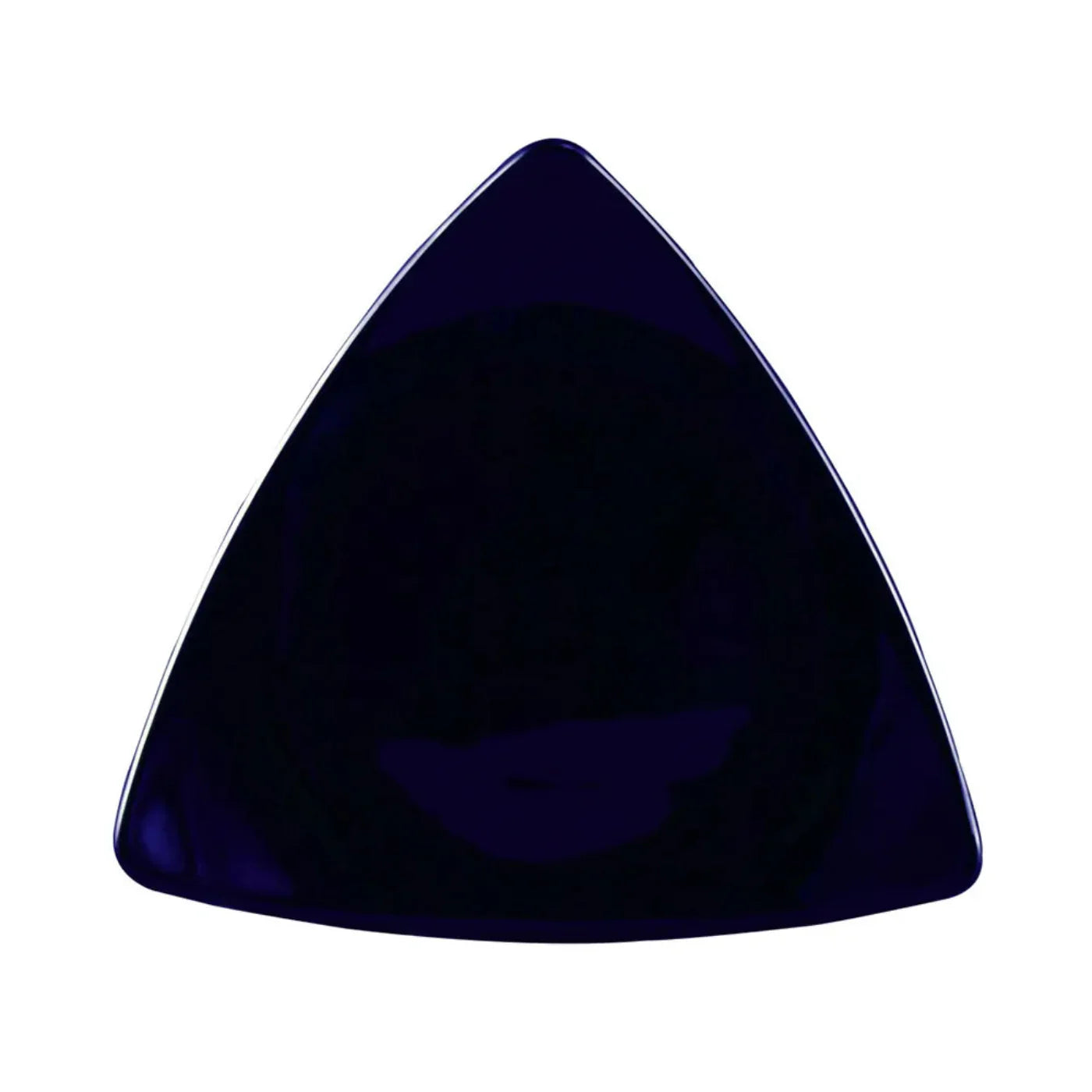 CAC China  Triangular Flat Plate Blue 7" Case of 36 Pcs - TRG-7-BLU