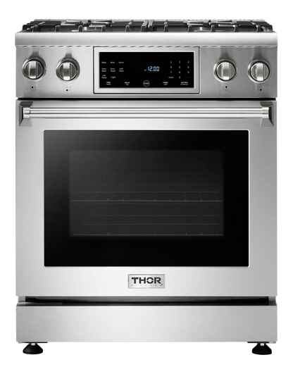 Thor Kitchen 30-Inch Tilt Panel Professional Liquid Propane Range -TRG3001LP