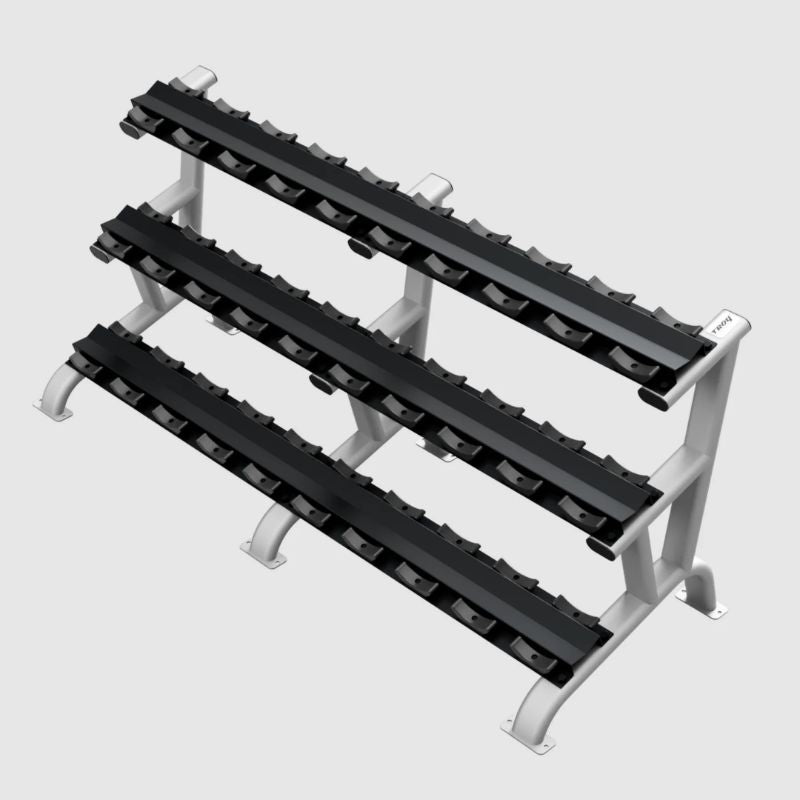 TROY DR-15 3 Tier 15 Pair Dumbbell Saddle Rack