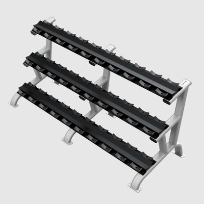 TROY DR-15 3 Tier 15 Pair Dumbbell Saddle Rack
