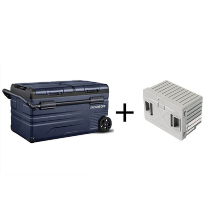 BODEGA cooler Portable Freezer 80Qt/75L Dual Door - TWW75