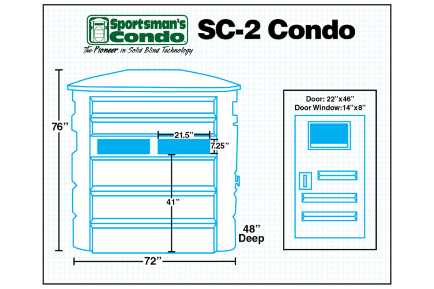 Banks Outdoors Sportsman's Condo The SC-2 Hunting Blind by Southern Outdoor Technologies - SC-2