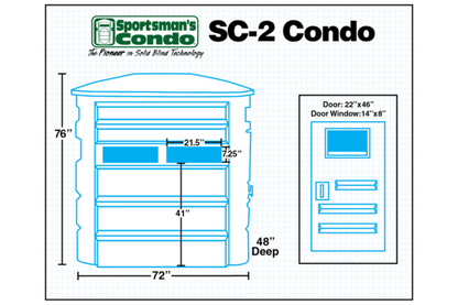 Banks Outdoors Sportsman's Condo The SC-2 Hunting Blind by Southern Outdoor Technologies - SC-2