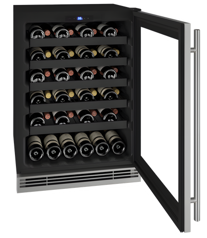 U-Line - 24" 1 Class Wine Refrigerator - HWC124 - UHWC124-SG01A
