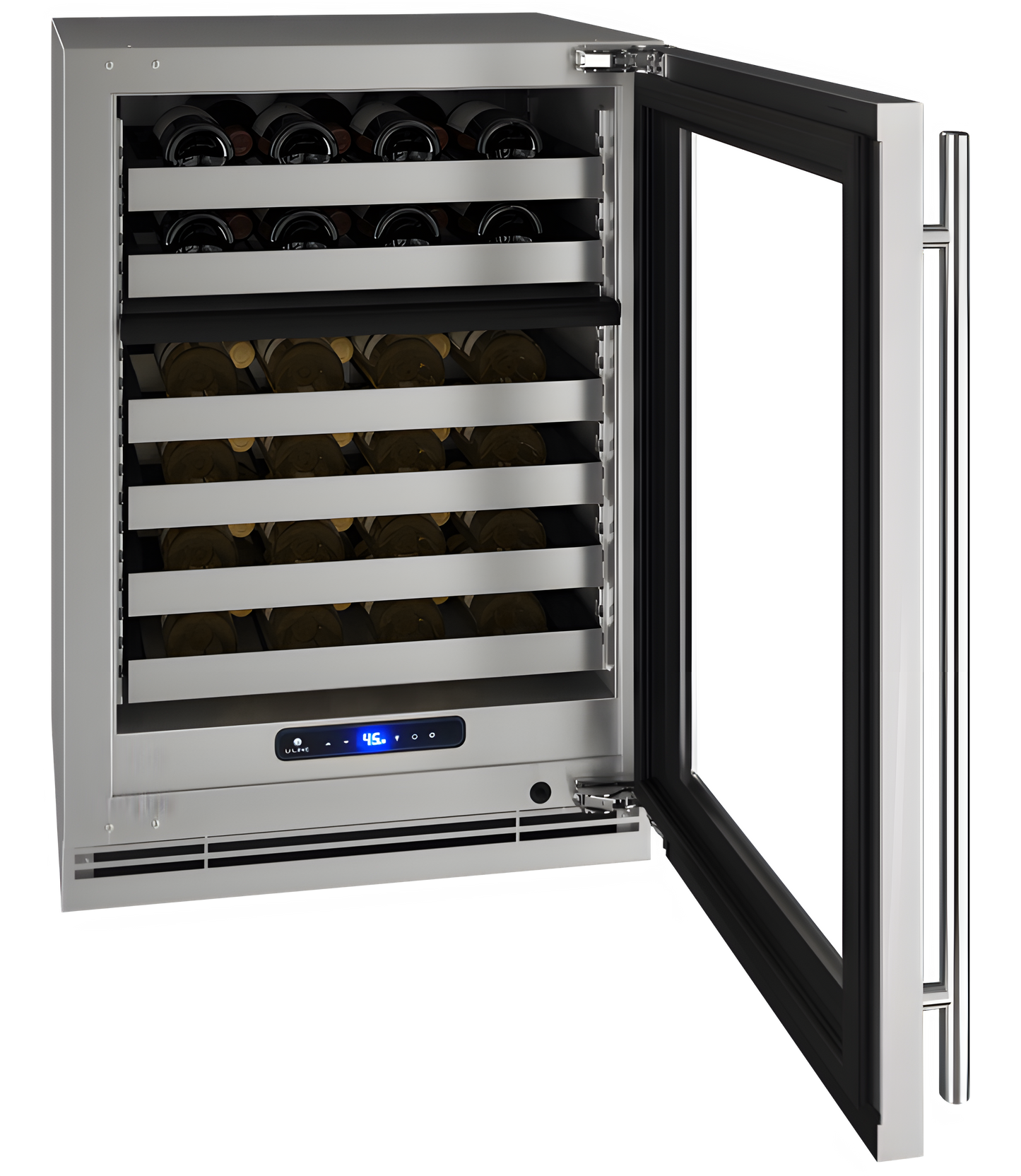 U-Line - 24" 5 Class Dual-Zone Wine Refrigerator - HWD524 - UHWD524-SG01A