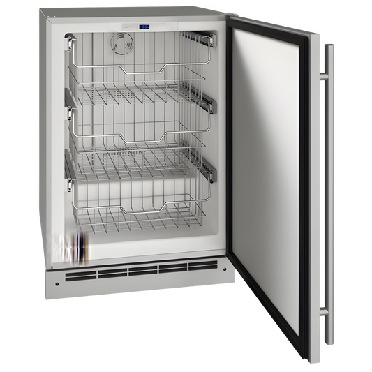 U-Line - 24" Outdoor Convertible Freezer - OFZ124 -0 UOFZ124-SS01B