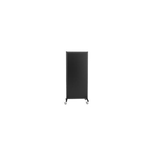 Ash Partition Screen L 250 x W 35 x H 190 cm, Steel Construction, Attractive Upholstery, Space Saving, Storage Linking Connection, Foam Cushion, Locking Castors - 201186