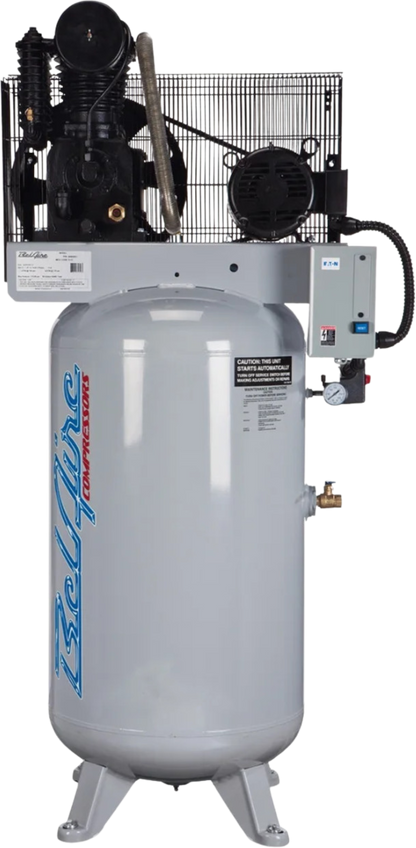Belaire 418VLE Air Compressor 80 Gal. 7.5 HP Two Stage Single Phase 175PSI Elite Iron Series New - 2020041733