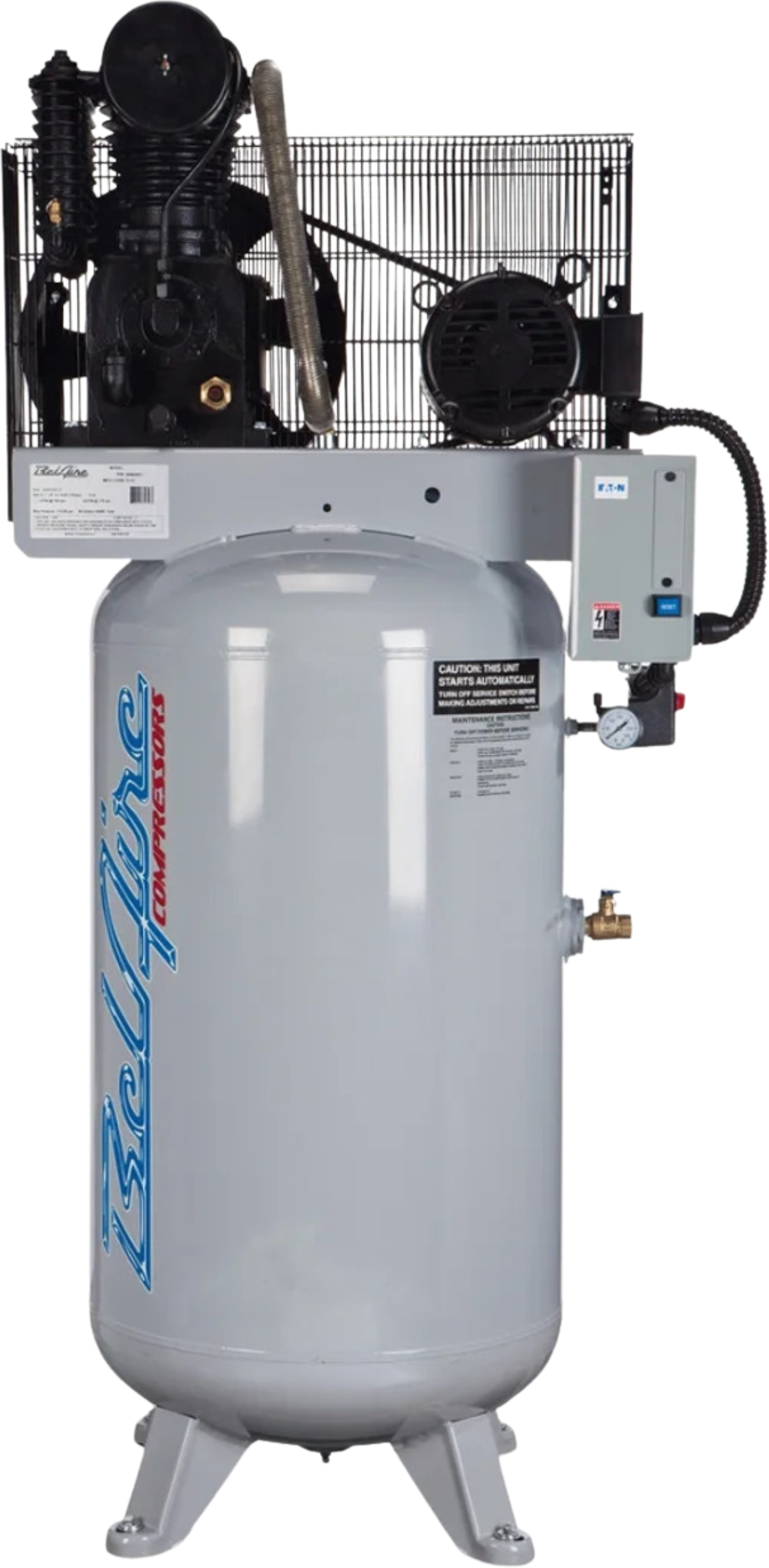 Belaire 418VLE Air Compressor 80 Gal. 7.5 HP Two Stage Single Phase 175PSI Elite Iron Series New - 2020041733