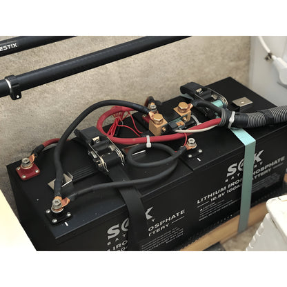 SOK Battery [206Ah] 12V LiFePO4 Deep Cycle Lithium Solar Battery