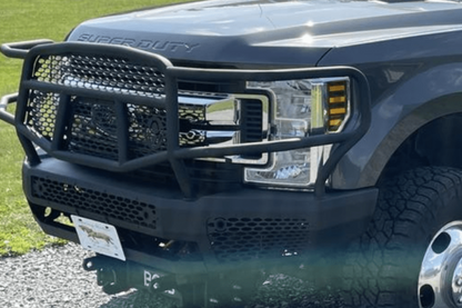 Ranch Hand MFF201BM1 2017-2022 Ford F250/ F350 Superduty Midnight Series Front Bumper With Grille Guard - MFF201BM1