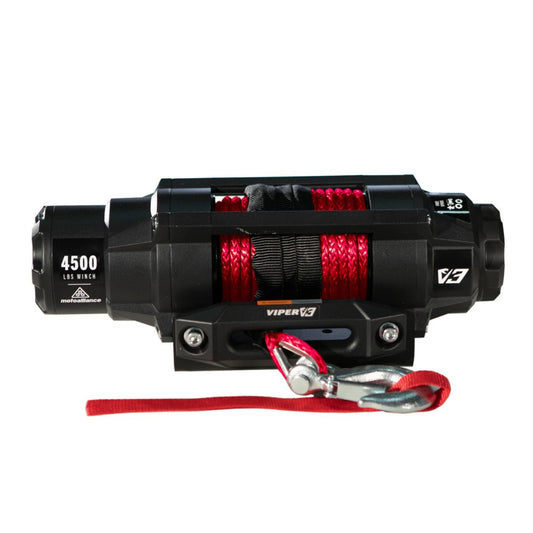 MotoAlliance Viper UTV Winch V3 Wide Spool 4500lbs New - V34500SE_BL