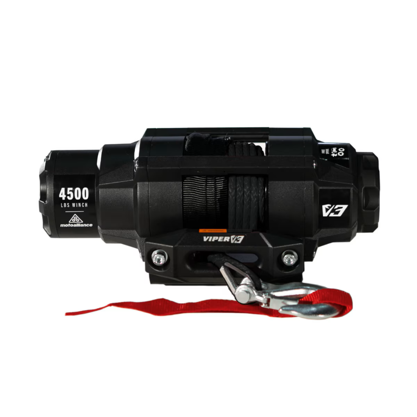 MotoAlliance Viper UTV Winch V3 Standard Spool 4500lbs New - V34500_BL