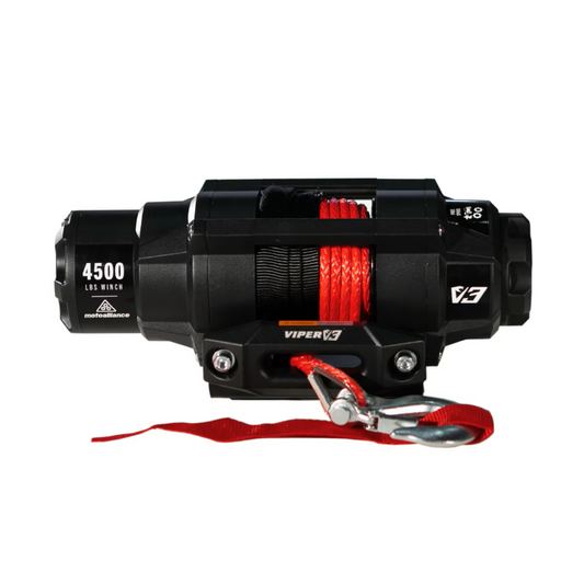 MotoAlliance Viper UTV Winch V3 Standard Spool 4500lbs New - V34500_BL
