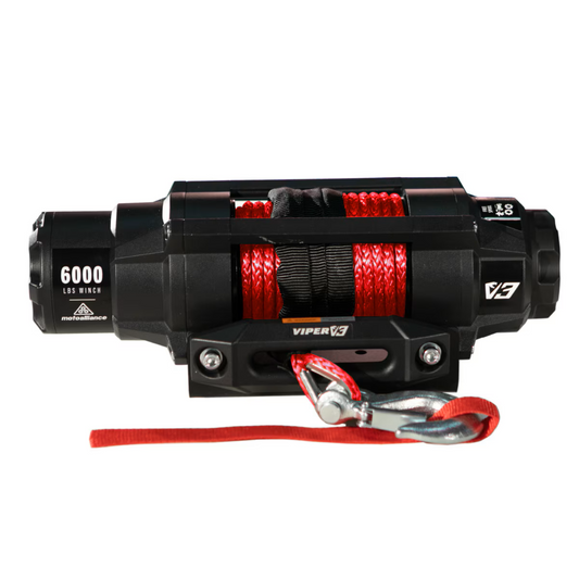 MotoAlliance Viper UTV Winch V3 Wide Spool 6000lbs New - V36000SE_BL