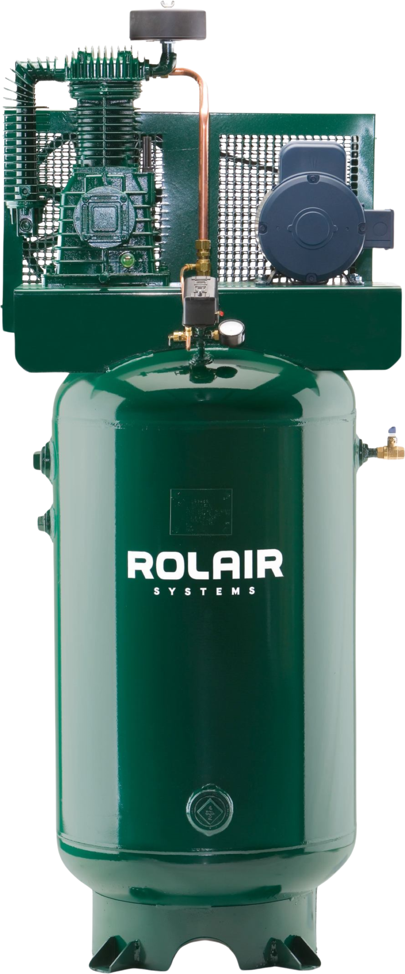 Rolair V5180K30 Air Compressor Electric 5 HP 80 gal. Two-Stage 208V or 230V 1-Phase with Magnetic Starter New - V5180K30A-19