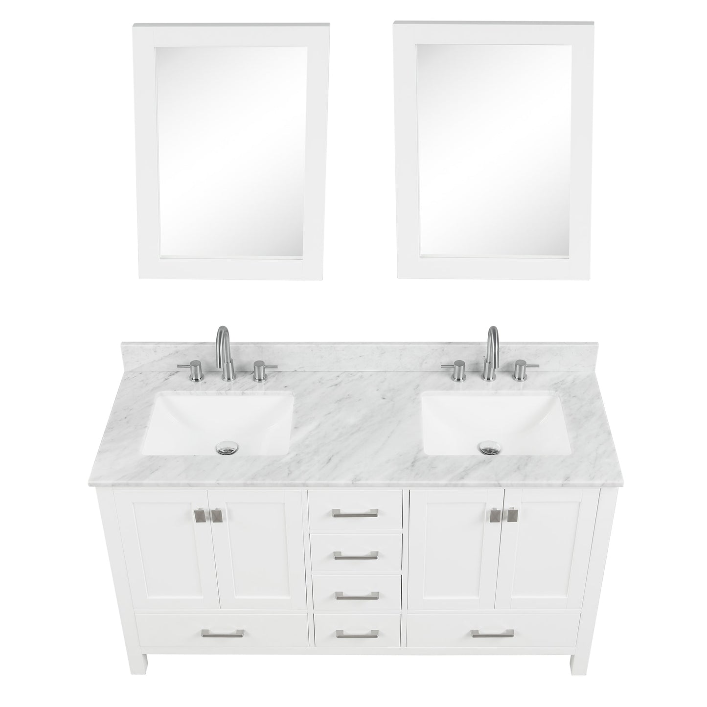 Blossom Geneva 60″ Bathroom Vanity - V8026 60 01 - Backyard Provider