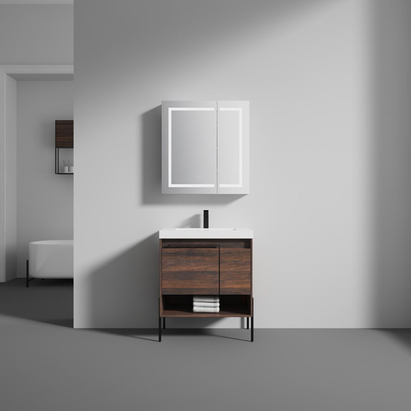 Blossom Turin 30″ Bathroom Vanity - V8031 30 01 - Backyard Provider