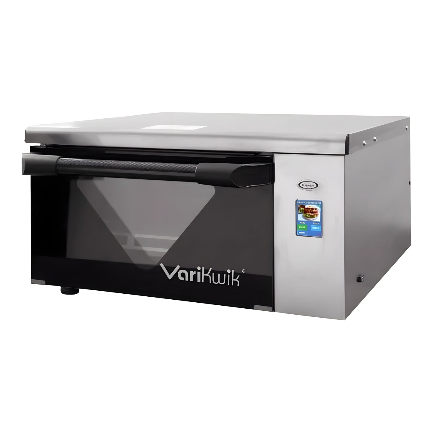 Cadco VariKwik VKII-220-SS+ Stainless Steel Countertop High-Speed Oven with 7" Touchscreen - 4,200W, 220V - VKll-220-SS+