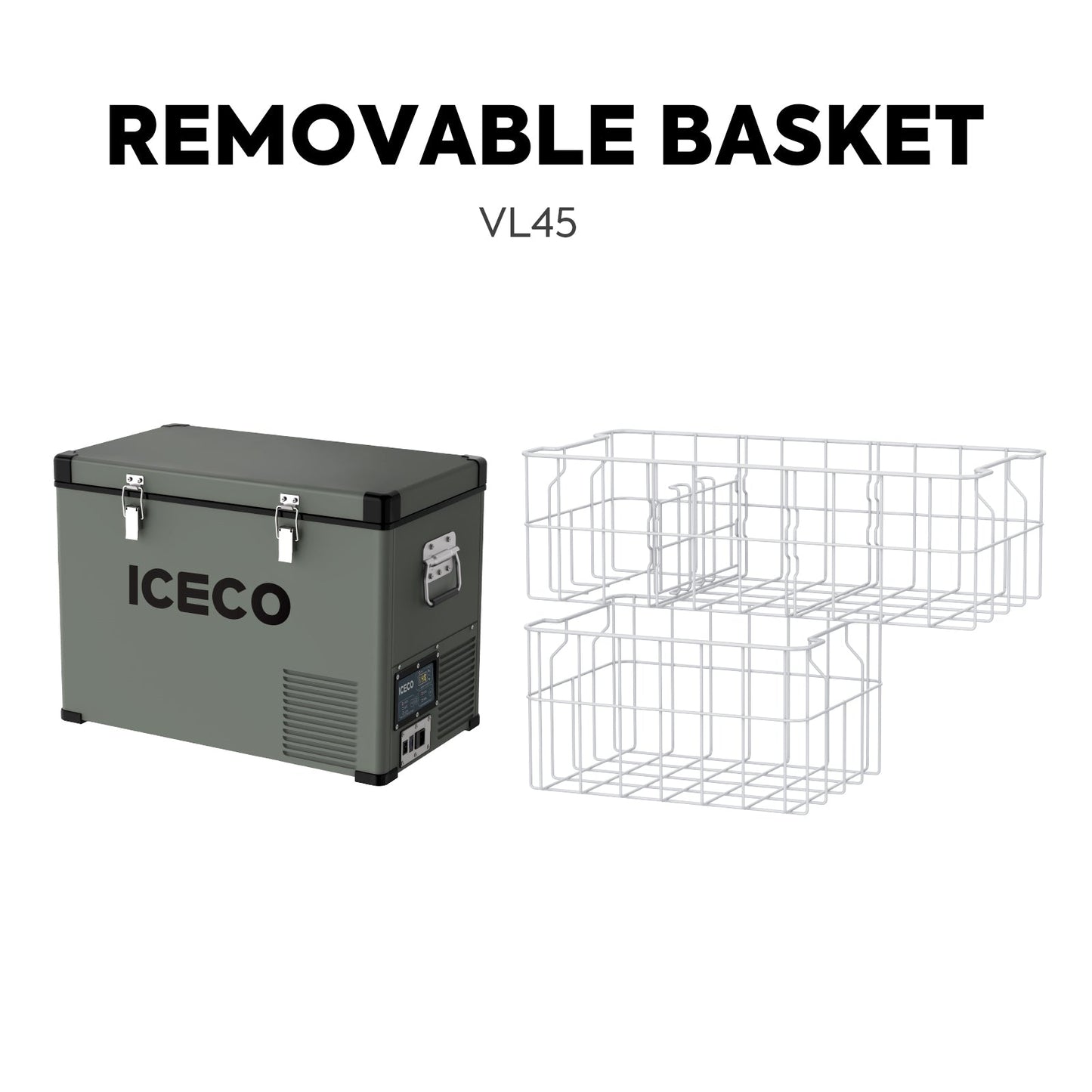 ICECO47.5QT VL45 Metal Refrigerator Single Zone Combo - VL45WithCover