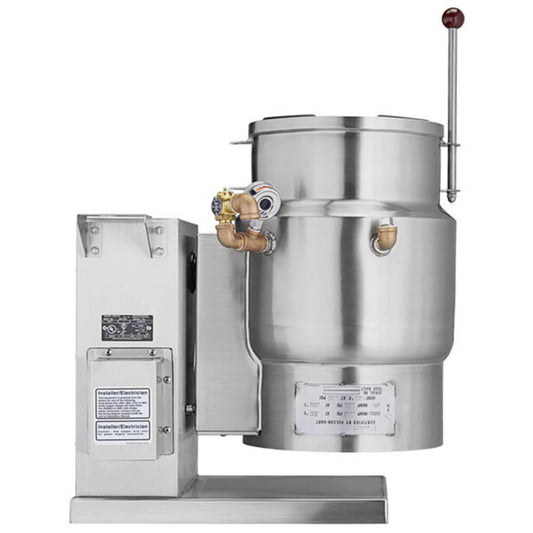 Vulcan K6ETT-7 6 Gallon Tilting Electric Steam Jacketed Kettle - 7.5 kW 208V - K6ETT-7