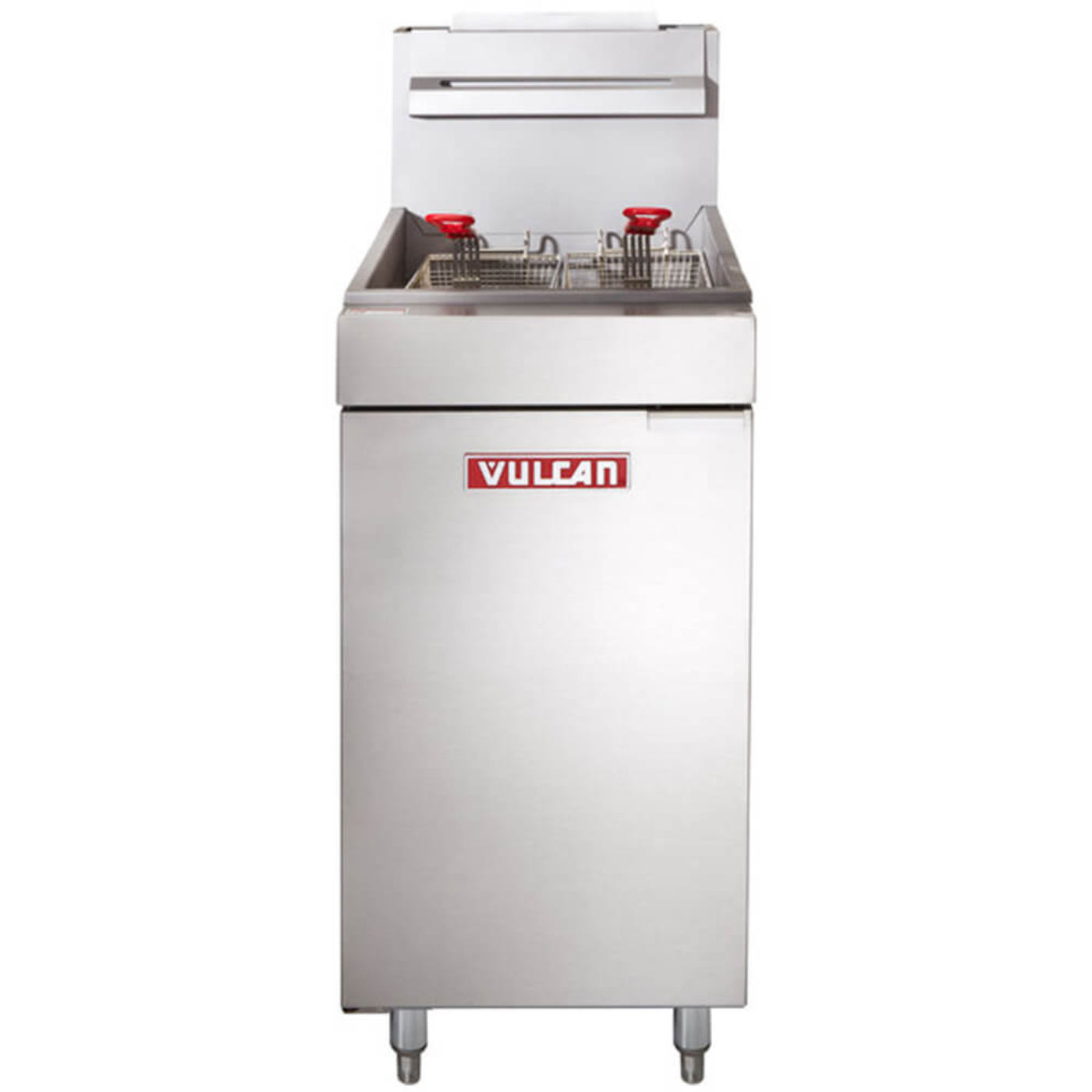 Vulcan LG500-1 65-70 lb. Natural Gas Floor Fryer - 150 000 BTU - LG500-1