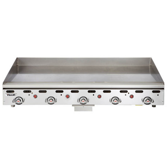 Vulcan MSA-60-101 60 Countertop Natural Gas Griddle with Snap-Action Thermostatic Controls - 135 000 - MSA60-101
