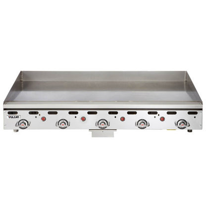 Vulcan MSA-60-101 60 Countertop Natural Gas Griddle with Snap-Action Thermostatic Controls - 135 000 - MSA60-101