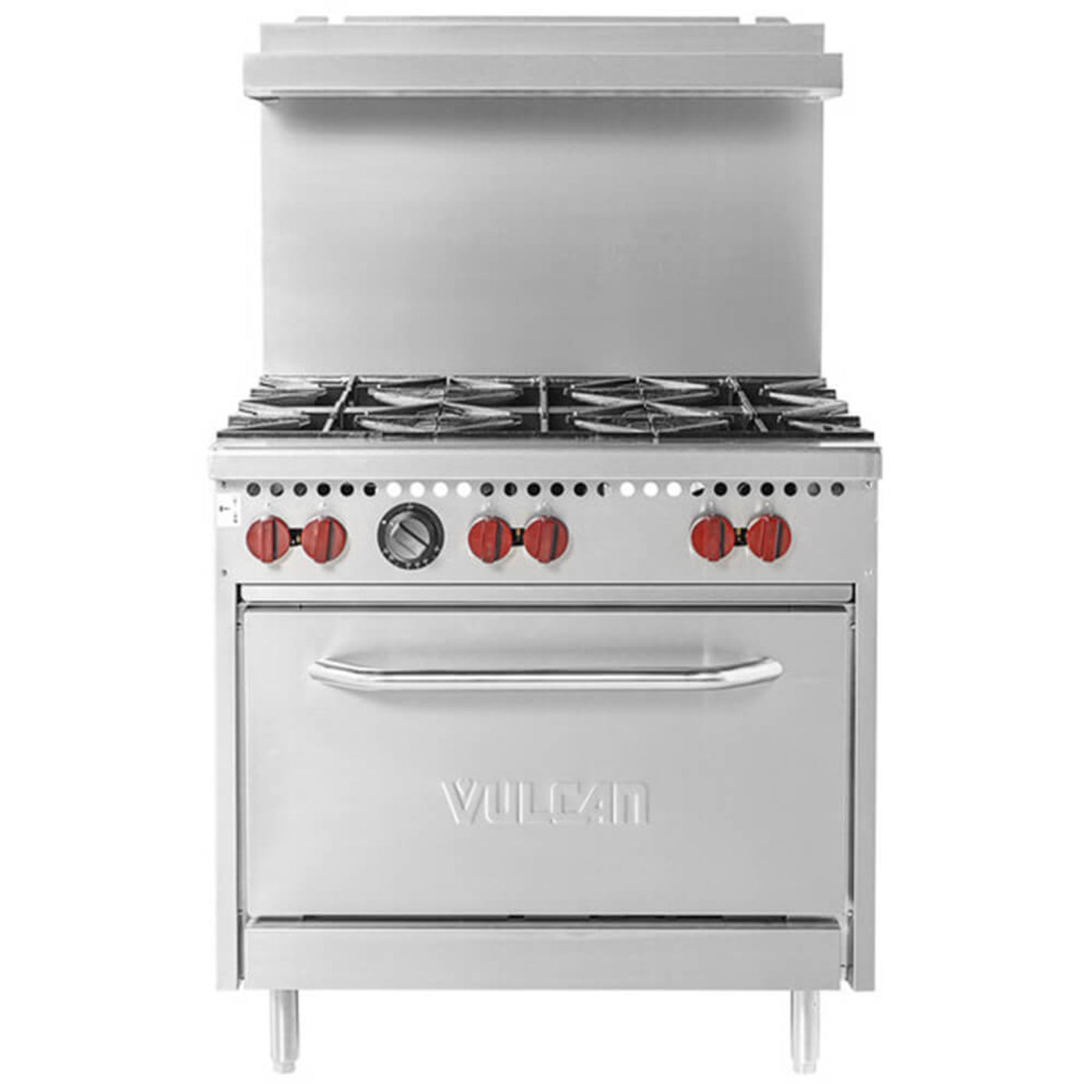 Vulcan SSX60F-6B24GP Sx Series 60" Liquid Propane Gas Range with 6 Burners 24" Griddle and Standard Oven - SX60F-6B24GP
