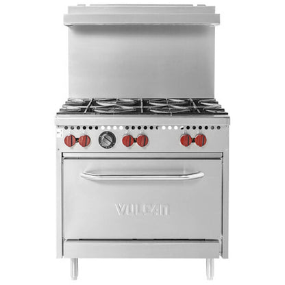 Vulcan SSX60F-6B24GP Sx Series 60" Liquid Propane Gas Range with 6 Burners 24" Griddle and Standard Oven - SX60F-6B24GP