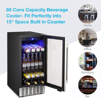 Antarctic Star 15 Inch Beverage Refrigerator - W5174C