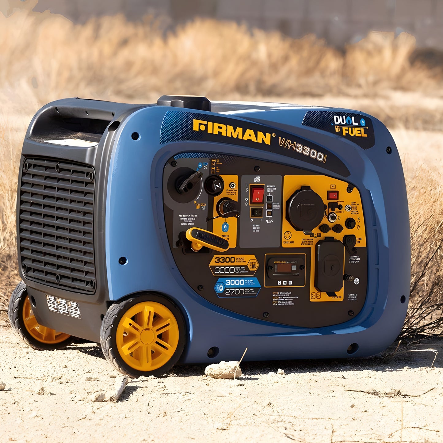Firman WH03041 3000W/3300W 30 Amp Recoil Start Parallel Ready Dual Fuel Inverter Generator New WH03041