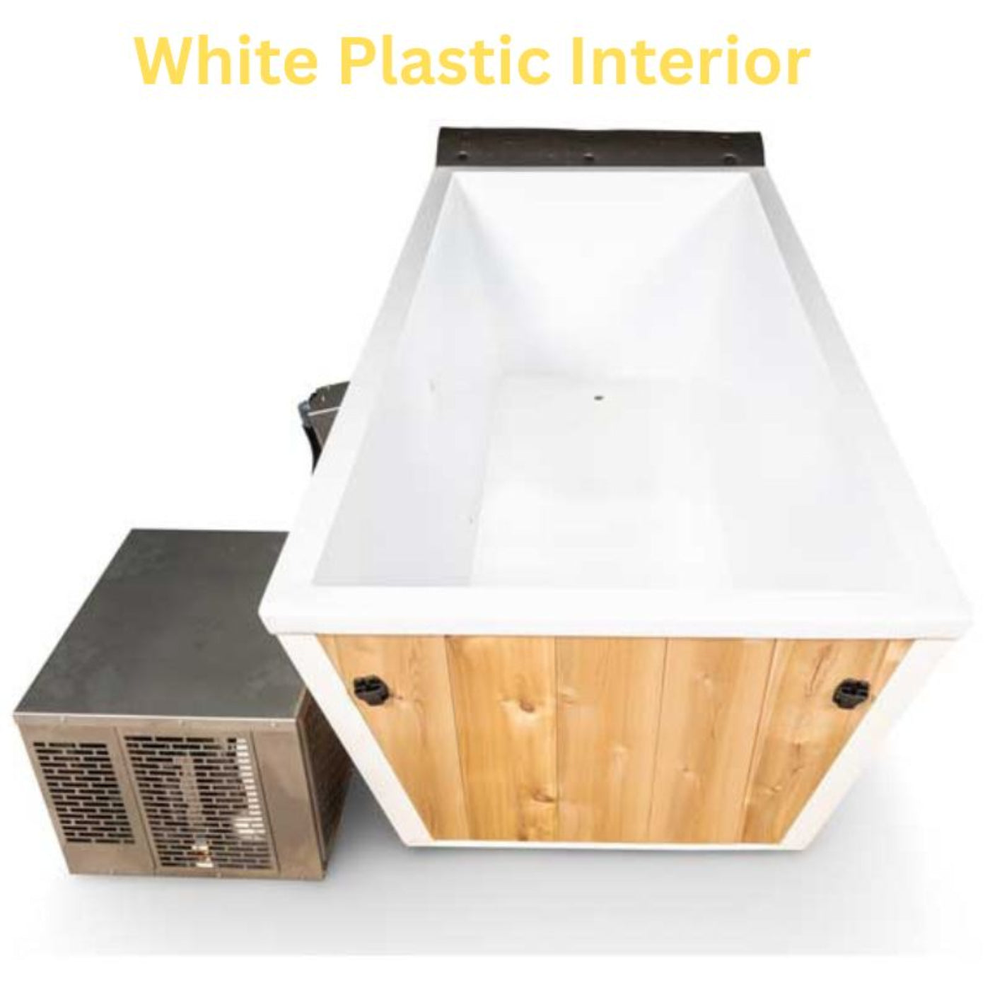 Dundalk LeisureCraft The Glacier Cold Plunge Tub - Clear Red Cedar - DLGLACIER-NOTUB