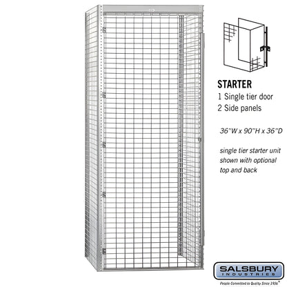 Salsbury 36" Wide Single Tier Bulk Storage Locker - 8134-A