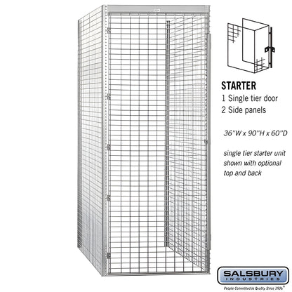 Salsbury 36" Wide Single Tier Bulk Storage Locker - 8134-A