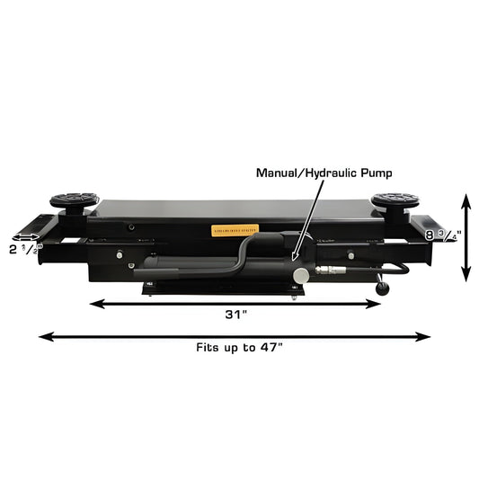 Atlas PROJACK35 3,500 lb. Capacity Sliding Bridge Jack - ATEXH-PROJACK35-FPD