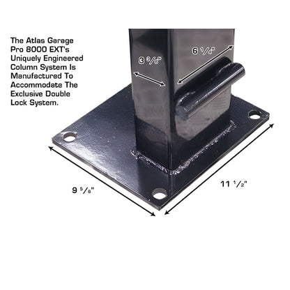 Atlas PRO8000EXT 4 Post Lift + RJ35 Sliding Jacks Combo - ATEXH-PRO8EXT-COMBO-FPD