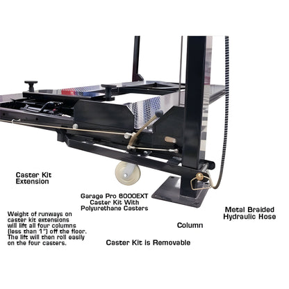 Atlas PRO8000EXT 4 Post Lift + RJ35 Sliding Jacks Combo - ATEXH-PRO8EXT-COMBO-FPD