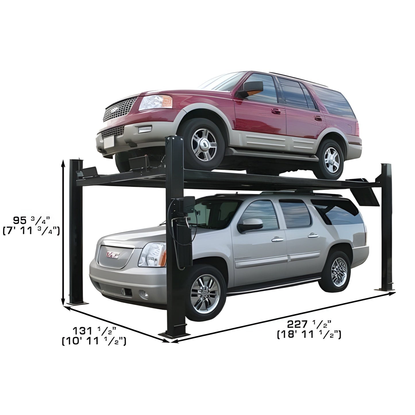 Atlas PRO9000 4 Post Lift + RJ6 Rolling Jacks Combo - ATEXH-PRO9-COMBO2-FPD