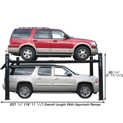 Atlas PRO9000 4 Post Lift + RJ6 Rolling Jacks Combo - ATEXH-PRO9-COMBO2-FPD