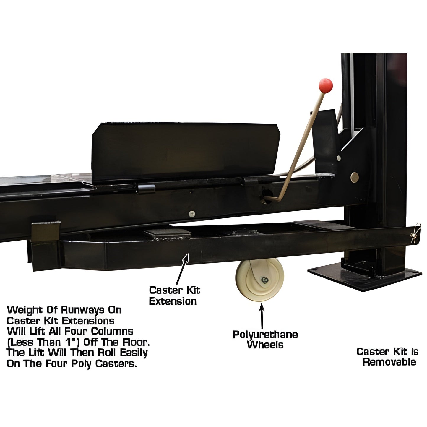 Atlas PRO9000 4 Post Lift + RJ6 Rolling Jacks Combo - ATEXH-PRO9-COMBO2-FPD