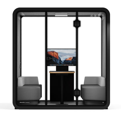 Sound box Meeting Booth Quell - 6 Person - XL-S115-DRK-GREY-ST-06-SY-05
