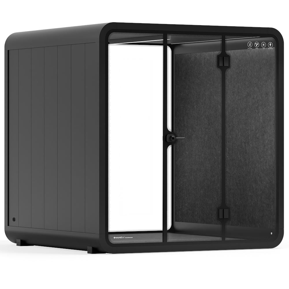 Sound box Meeting Booth Quell - 6 Person - XL-S115-DRK-GREY-ST-06-SY-05